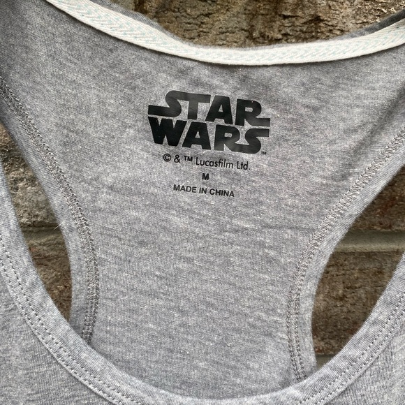 Grey Collectibles Luke & Leia Starwars Racerback Tank Top - Picture 10 of 11